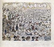 James Ensor The Baths of Ostend oil painting on canvas